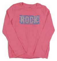 Růžové triko s nápisem Tom Tailor