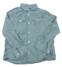 Zeleno-modor-biela kockovaná košeľa zn. H&M
