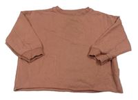 Staroružová oversize mikina Zara