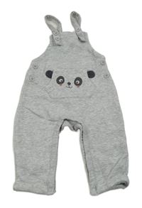 Šedé teplákové lacláče s pandou Matalan 