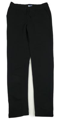 Černé vzorované teplákové kalhoty We