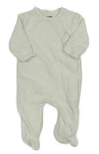 Biely zamatový overal Kiabi