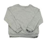 Sivá melírovaná mikina H&M