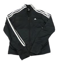 Černá propínací sportovní mikina s logem Adidas