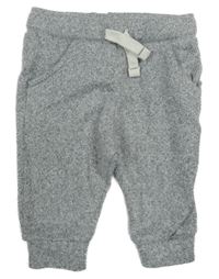 Sivé melírované úpletové nohavice F&F