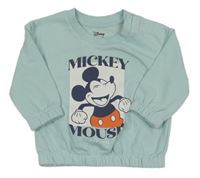 Belasá oversize mikina s Mickeym Disney