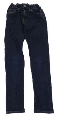 Tmavomodré skinny fit rifle H&M