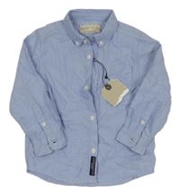 Nové - světlemodrá melírovaná košile ZARA