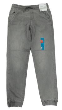 Nové - šedé cuff jogger teplákové rifle Denim Co.
