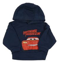 Tmavomodrá mikina s Cars a kapucňou PRIMARK