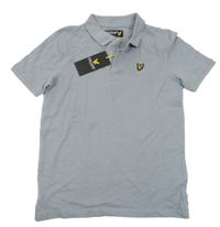 Nové - světlemodrošedé polo tričko Lyle&Scott