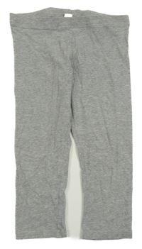 Sivé melírované capri legíny H&M