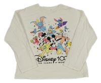 Biele tričko s Disney postavami ZARA