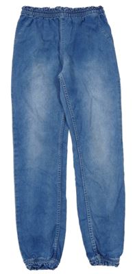 Modré paper bag cuff rifle H&M