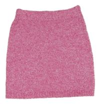 Tmavorůžovo-ružovo-biela melírovaná sukňa PRIMARK