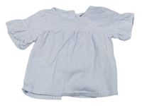 Modro-biele pruhované tričko Bluezoo