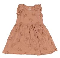 Staroružové bavlnené šaty s jednorožcami H&M