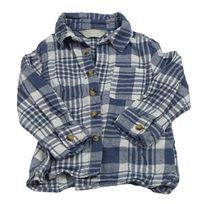 Modro-bílá kostkovaná košile Primark