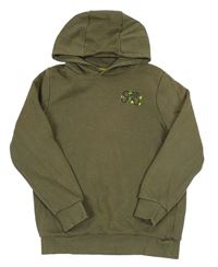 Khaki mikina s ovladačem a kapucňou F&F