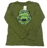 Khaki triko s gorilou Pep&Co