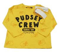 Nové - Hořčicové triko s Pudseym George