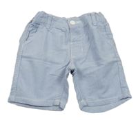 Svetlomodré melírované plátenné kraťasy H&M