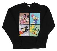 Čierna mikina s Minnie a přáteli George