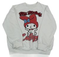 Biela mikina s králikom