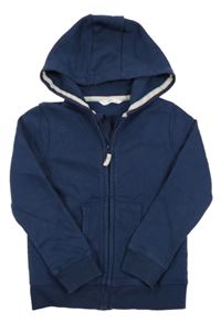 Tmavomodrá prepínaci mikina s kapucňou M&S