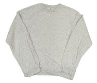 Sivá melírovaná mikina H&M