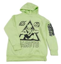 Pistáciová mikina s potiskem a kapucí Primark