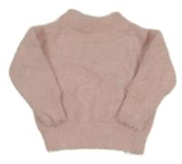 Svetloružový chlpatý sveter Pep&Co