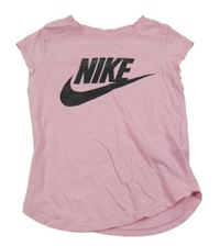 Svetloružové tričko s logom Nike
