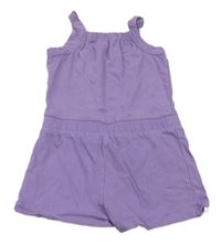 Fialový kraťasový overal Nutmeg