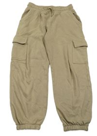 Béžové tepláky s vreckami H&M