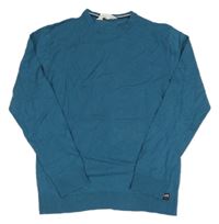Petrolejový ľahký sveter H&M
