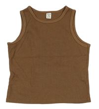 Hnedý crop top Shein