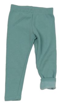 Modré zateplené legíny Lily & Dan