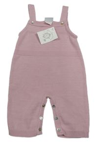 Nové - Růžové laclové pletené tepláky 