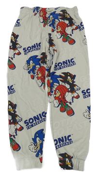Béžové tepláky so Sonicem H&M