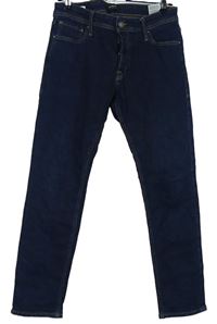 Pánské tmavomodré slim rifle Jack&Jones vel. 32/30