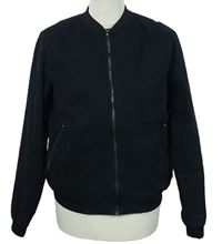 Pánský černý plátěný bomber Topman 