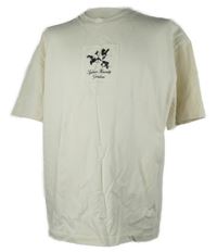 Pánske béžové tričko s potlačou Next