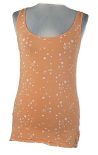 Dámsky oranžový hviezdičkovaný top Esprit