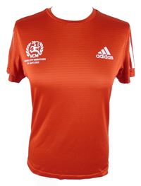 Dámske červené športové funkčné tričko Adidas