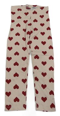 Svetloružové tregíny so srdiečkami Lupilu