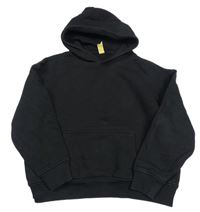 Čierna oversize mikina s kapucňou Friboo