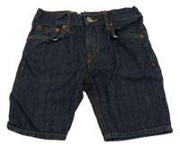 Tmavomodré riflové kraťasy C&A