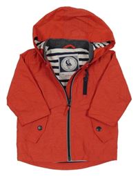 Červená šusťáková jarní bunda s kapucí Next