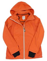 Oranžová sofshellová bunda s kapucí S. Oliver